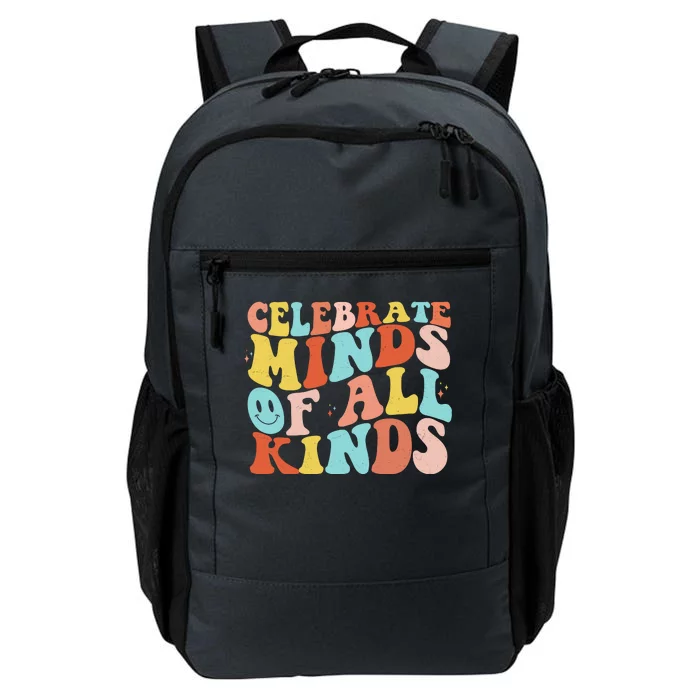 Retro Celebrate Minds Of All Kinds Daily Commute Backpack