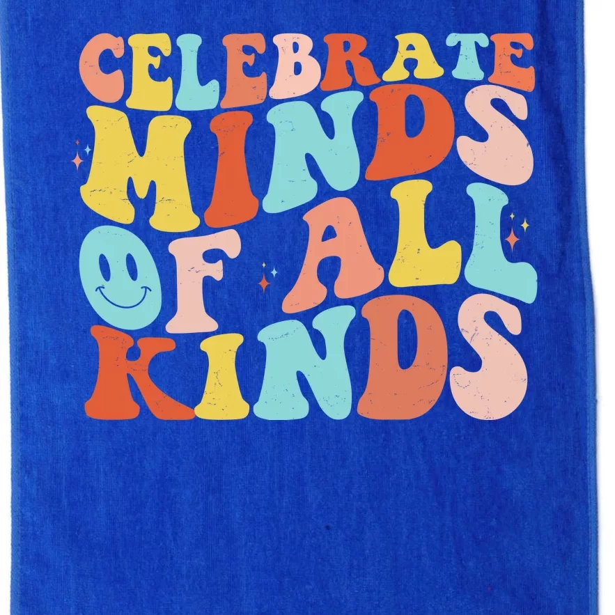 Retro Celebrate Minds Of All Kinds Platinum Collection Golf Towel