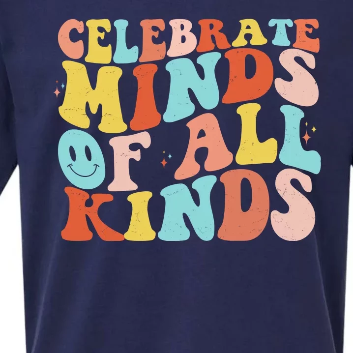 Retro Celebrate Minds Of All Kinds Sueded Cloud Jersey T-Shirt