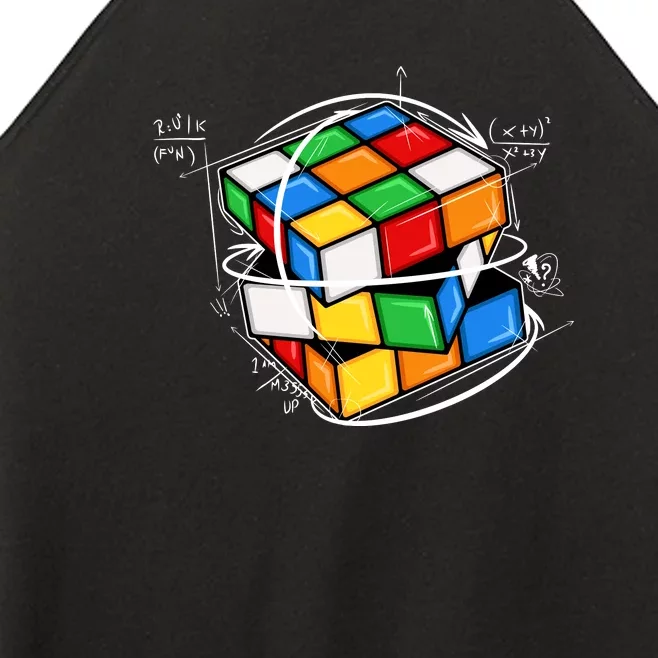 Rubik Cube Mathematical Equations WCA Cuber Gifts Women’s Perfect Tri Rocker Tank