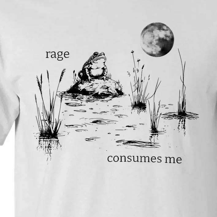 Rage Consumes Me Frog Funny Tall T-Shirt