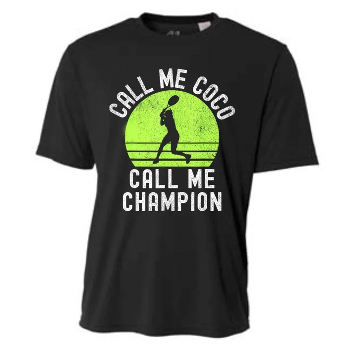 Retro Call Me Coco Call Me Champion Cooling Performance Crew T-Shirt