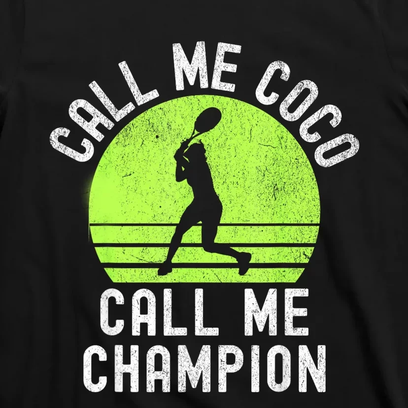 Retro Call Me Coco Call Me Champion T-Shirt