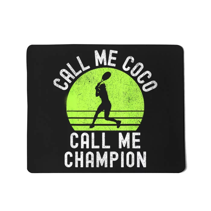 Retro Call Me Coco Call Me Champion Mousepad