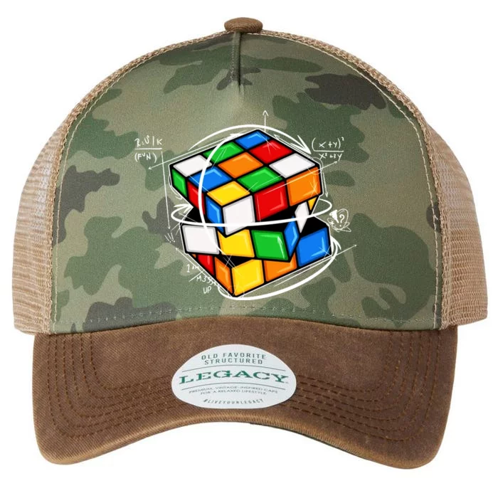 Rubik Cube Mathematical Equations WCA Cuber Gifts Legacy Tie Dye Trucker Hat