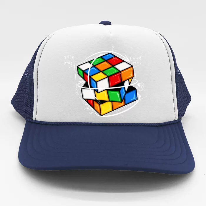 Rubik Cube Mathematical Equations WCA Cuber Gifts Trucker Hat