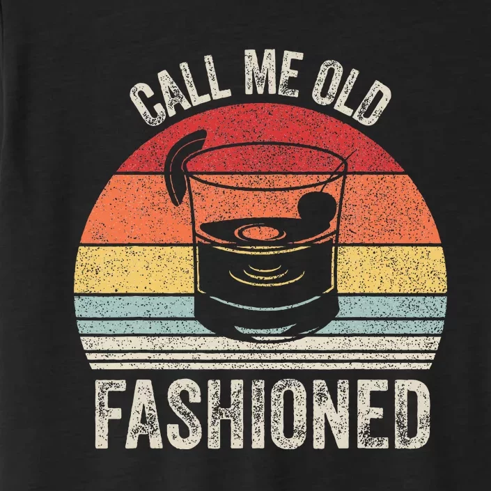 Retro Call Me Old Fashioned Whiskey Wisconsin ChromaSoft Performance T-Shirt