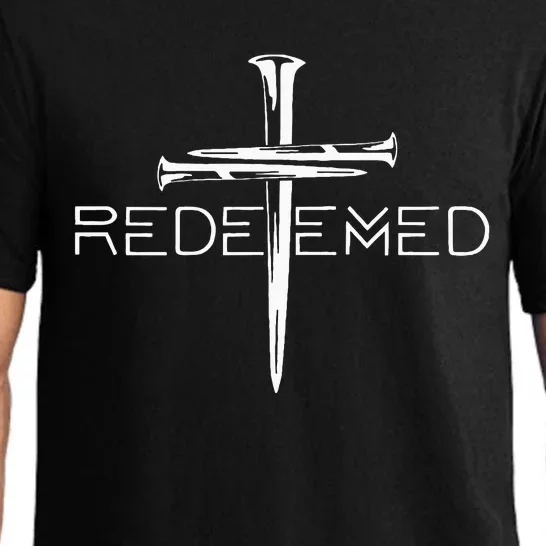 Redeemed Cross Nails Christian Apparel Christian Pajama Set