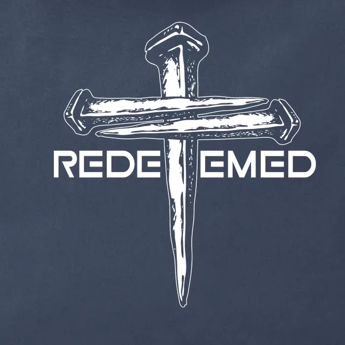 Redeemed Crucifixion Nails Zip Tote Bag