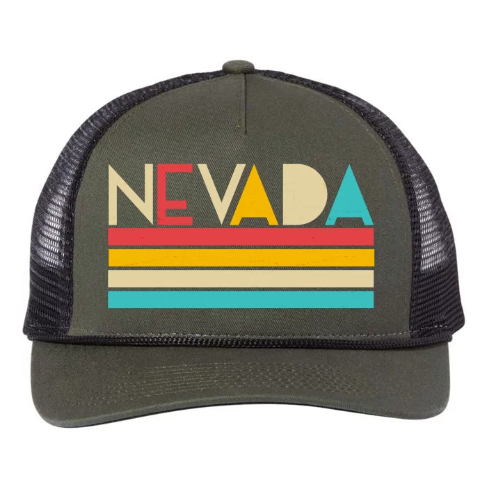 Retro Colors Nevada Retro Rope Trucker Hat Cap