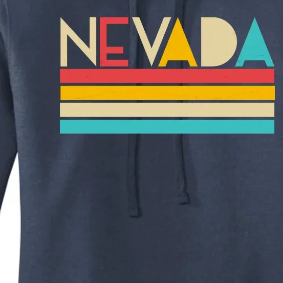 Retro Colors Nevada Women's Pullover Hoodie