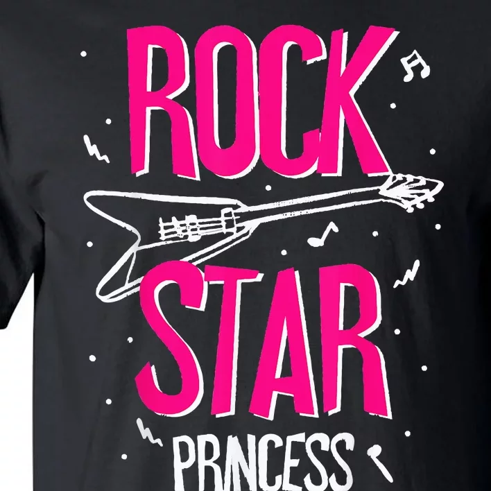 Rockstar CumpleañOs NiñA Rock Star Princesa Fiesta MúSica Tall T-Shirt