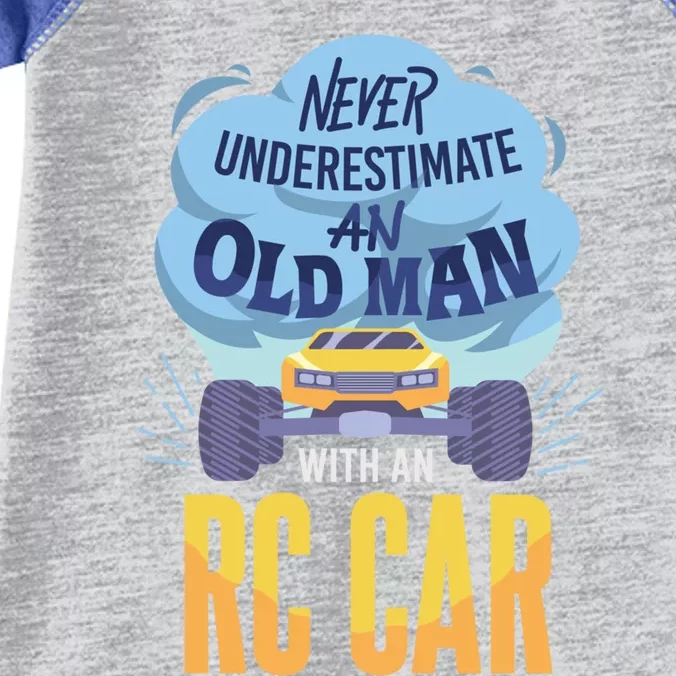 Rc Car Never Underestimate An Old With An Rc Car Gift Infant Baby Jersey Bodysuit