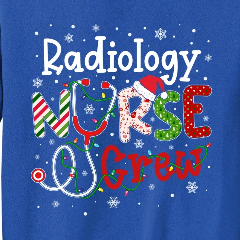 Radiology Christmas Nurse Crew Nursing Christmas Pattern Gift Tall Sweatshirt