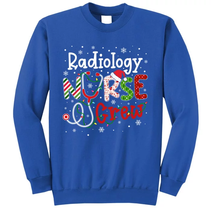 Radiology Christmas Nurse Crew Nursing Christmas Pattern Gift Tall Sweatshirt