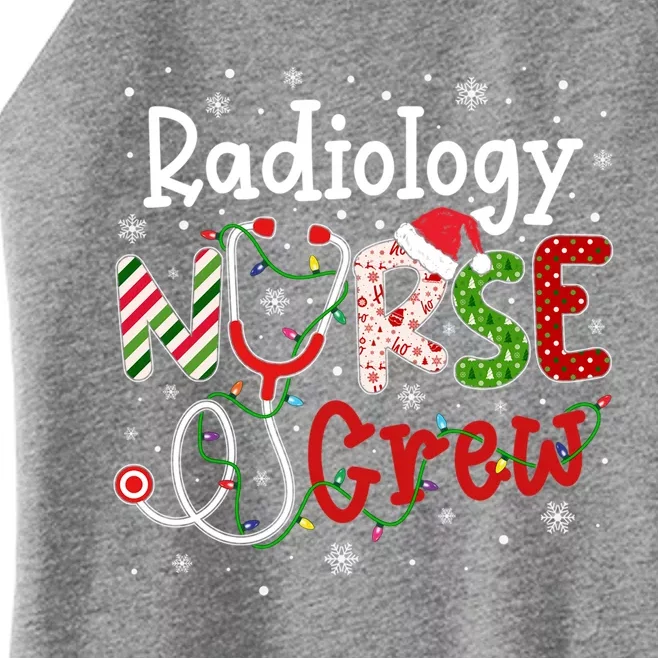 Radiology Christmas Nurse Crew Nursing Christmas Pattern Gift Women’s Perfect Tri Rocker Tank