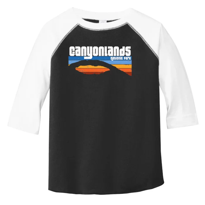 Retro Canyonlands National Park Moab Utah Vacation Toddler Fine Jersey T-Shirt