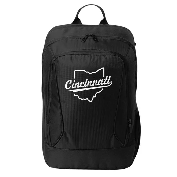 Retro Cincinnati Ohio 1788 Vintage Script Throwback City Backpack