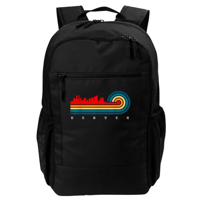 Retro City Of Denver Colorado Daily Commute Backpack