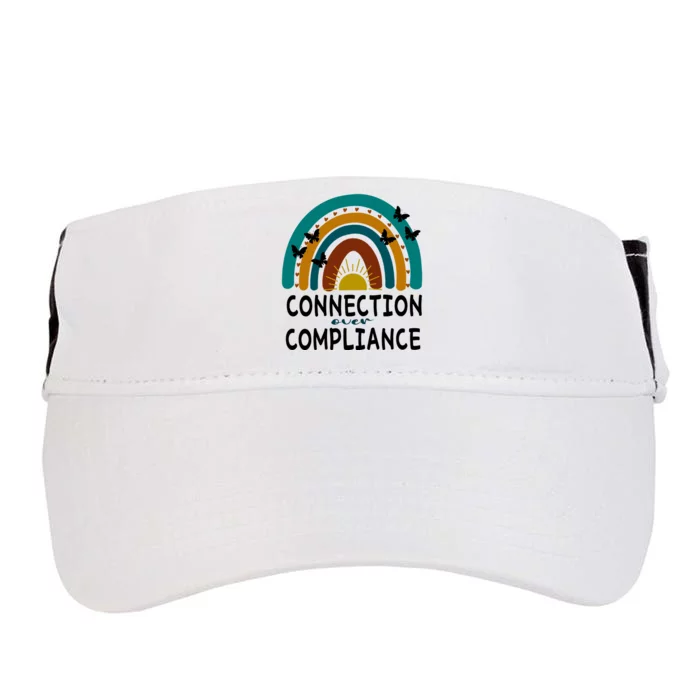 Rainbow Connection Over Compliance Sped Teacher Adult Drive Performance Visor