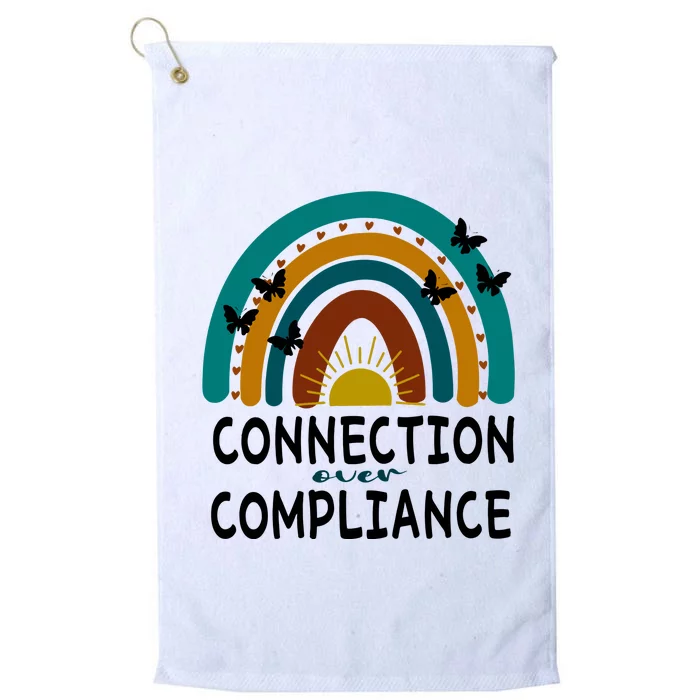 Rainbow Connection Over Compliance Sped Teacher Platinum Collection Golf Towel