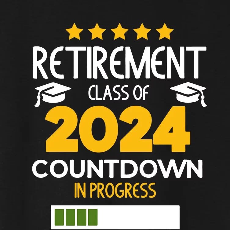 Retirement Class Of 2024 Women's Crop Top Tee