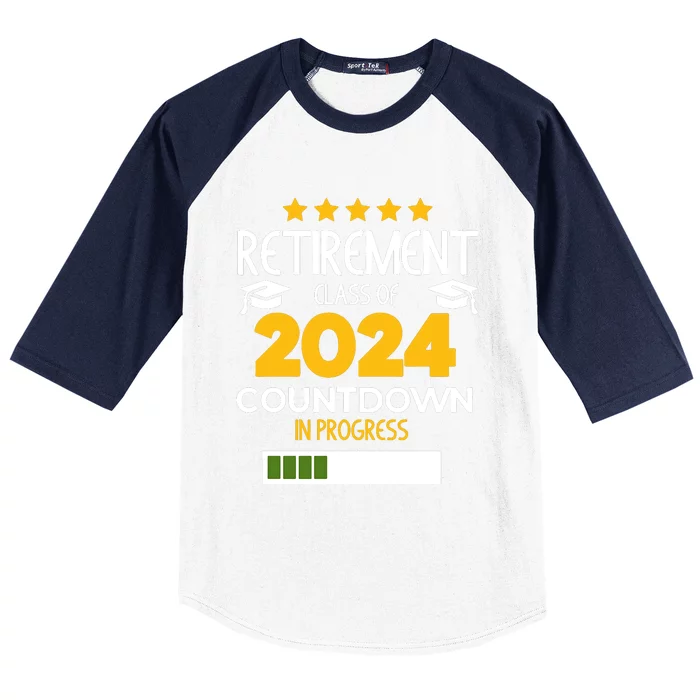 Retirement Class Of 2024 Baseball Sleeve Shirt