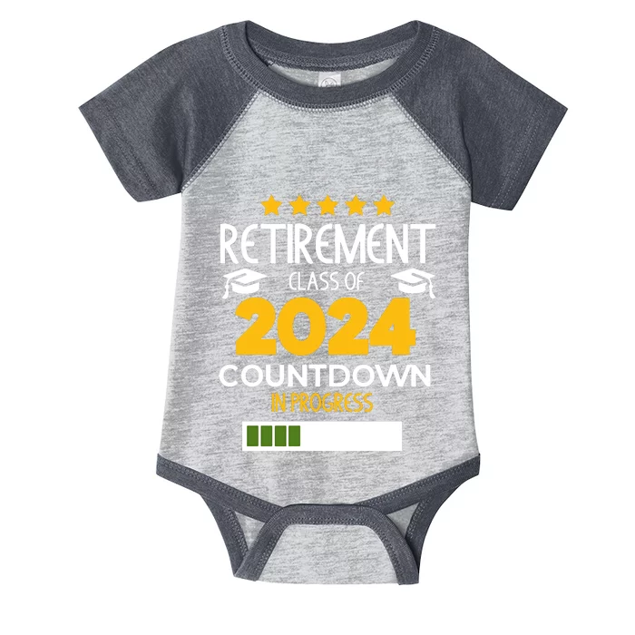 Retirement Class Of 2024 Infant Baby Jersey Bodysuit