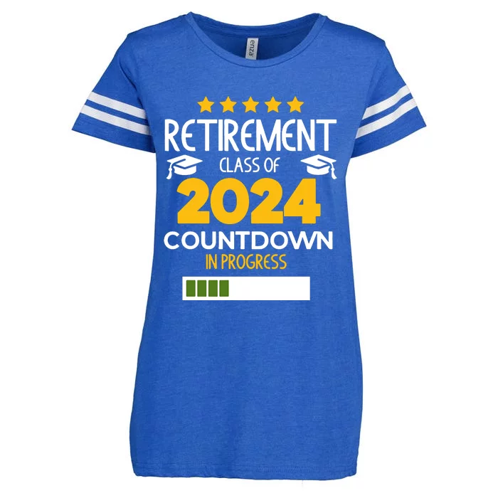 Retirement Class Of 2024 Enza Ladies Jersey Football T-Shirt