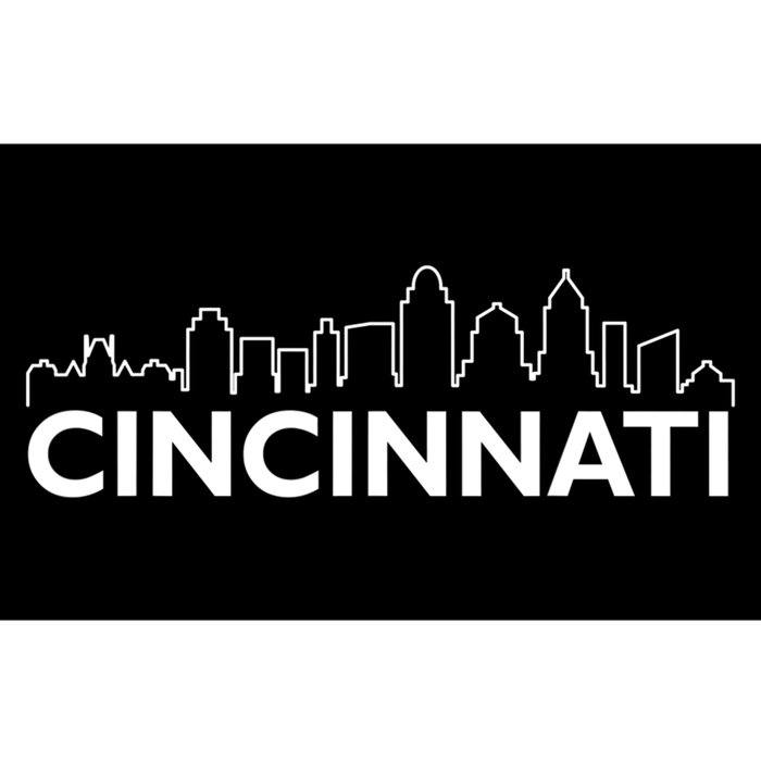 Retro Cincinnati Ohio City Skyline Vintage Travel Souvenir Bumper Sticker