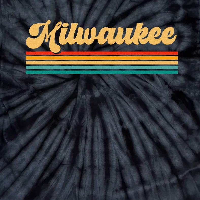 Retro City Of Milwaukee Tie-Dye T-Shirt