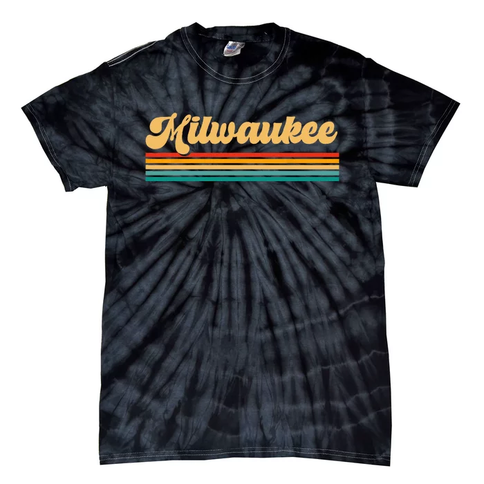 Retro City Of Milwaukee Tie-Dye T-Shirt