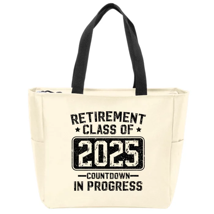 Retirement Class Of 2025 Countdown In Progress Zip Tote Bag