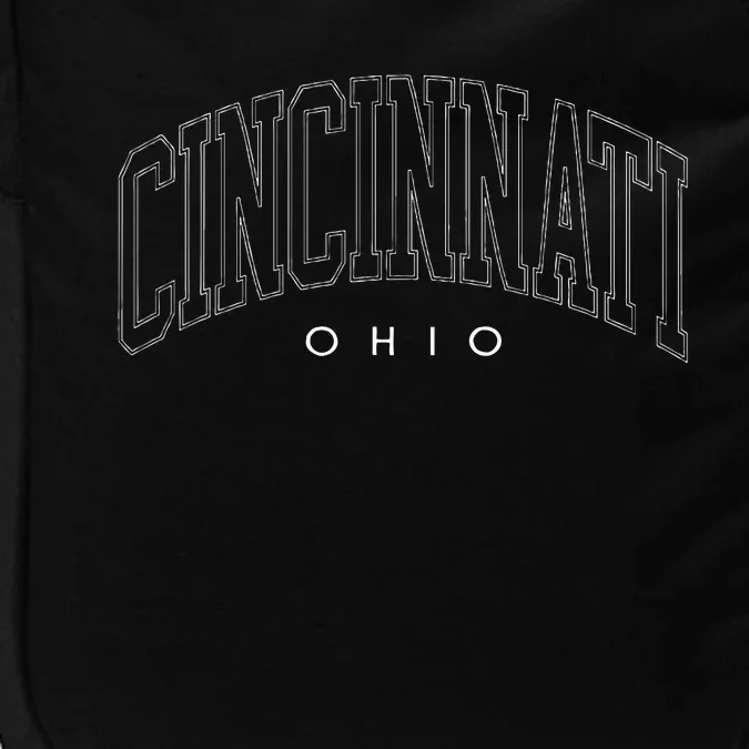 Retro Cincinnati Ohio Vintage Souvenir Throwback Classic Impact Tech Backpack