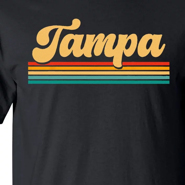 Retro City Of Tampa Florida Tall T-Shirt