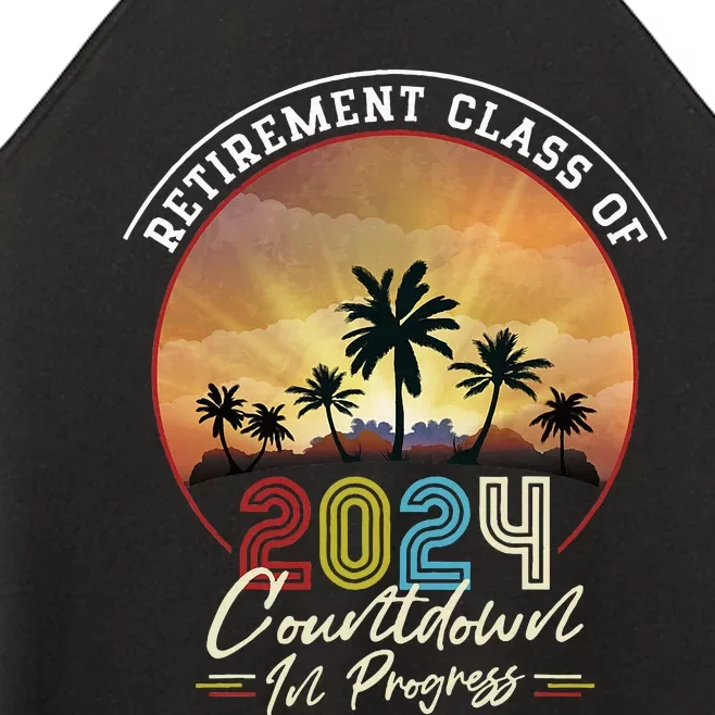 Retiret Class Of 2024 Countdown In Progress Vintage Women’s Perfect Tri Rocker Tank