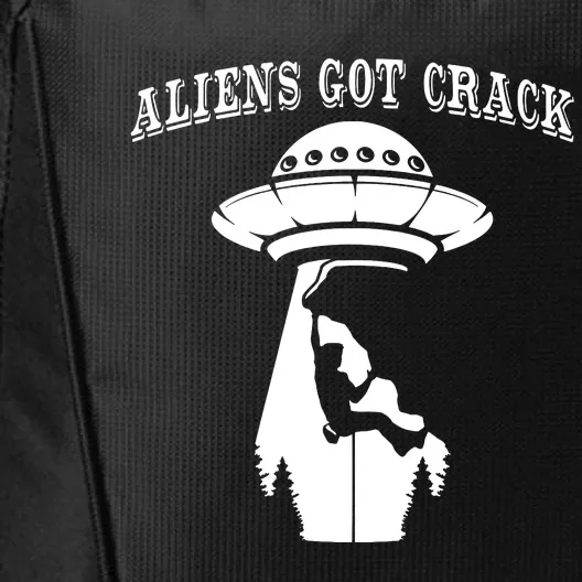 Rock Climbing Outdoors Sport Space Aliens City Backpack