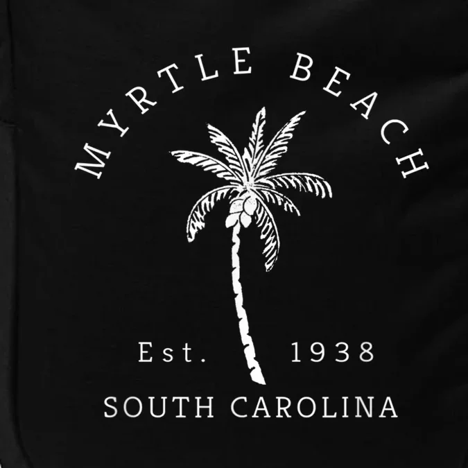 Retro Cool Original Myrtle Beach SC Palm Tree Novelty Impact Tech Backpack