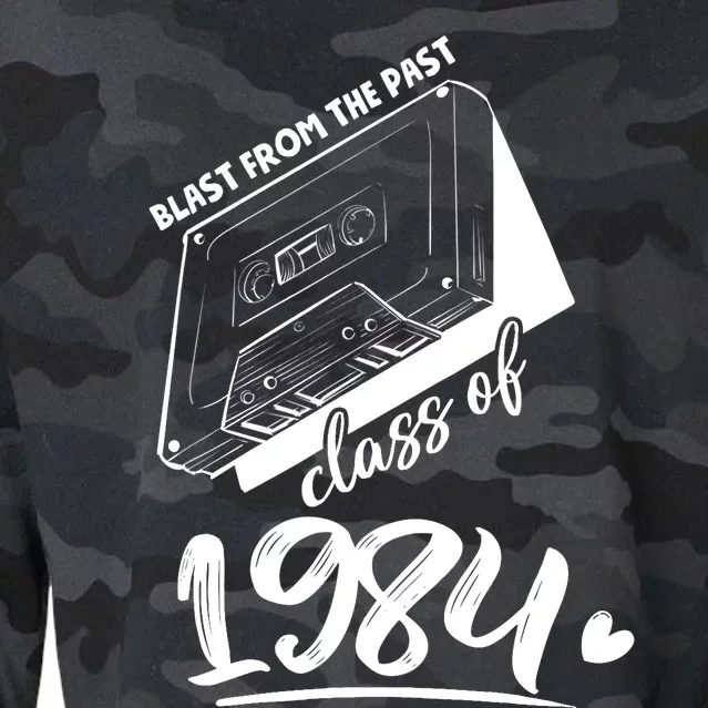 Reunion Class of 1984 School Graduation Blast From The Past Cropped Pullover Crew