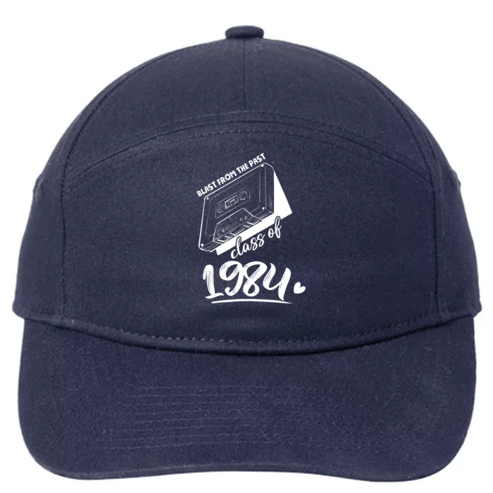 Reunion Class of 1984 School Graduation Blast From The Past 7-Panel Snapback Hat