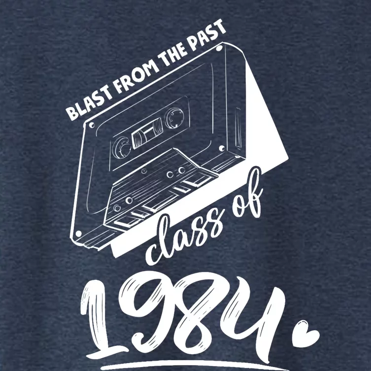 Reunion Class of 1984 School Graduation Blast From The Past Women's Crop Top Tee