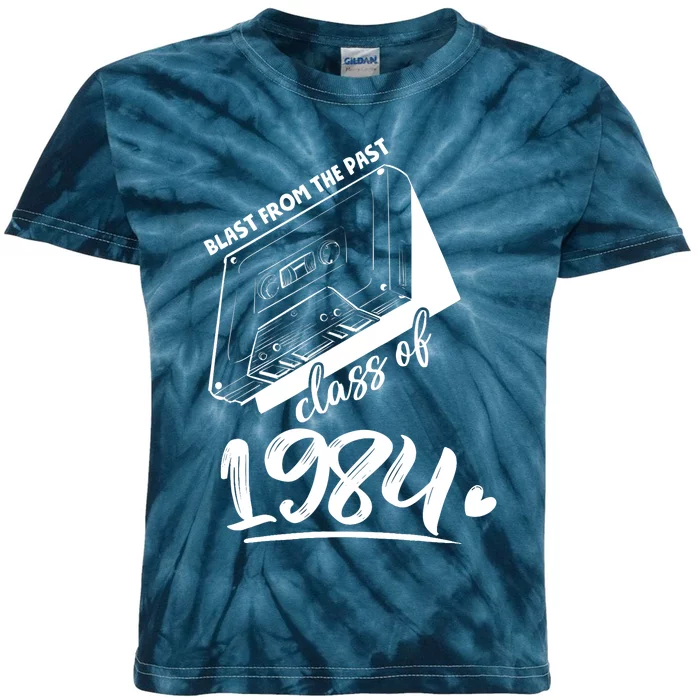 Reunion Class of 1984 School Graduation Blast From The Past Kids Tie-Dye T-Shirt