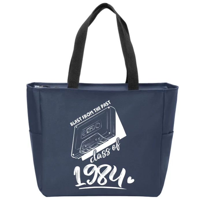 Reunion Class of 1984 School Graduation Blast From The Past Zip Tote Bag