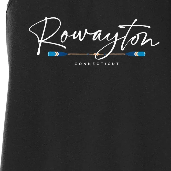 Rowayton Connecticut Oars Women's Racerback Tank