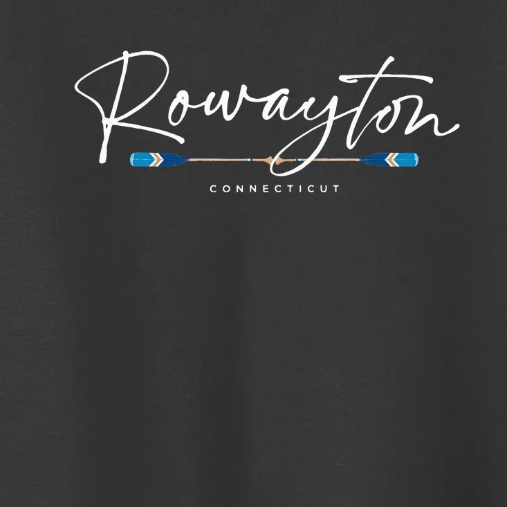 Rowayton Connecticut Oars Toddler T-Shirt