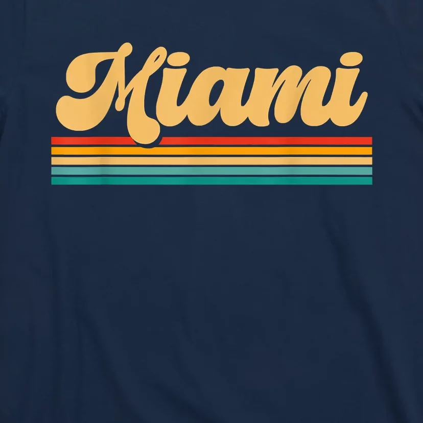 Retro City Of Miami Florida T-Shirt