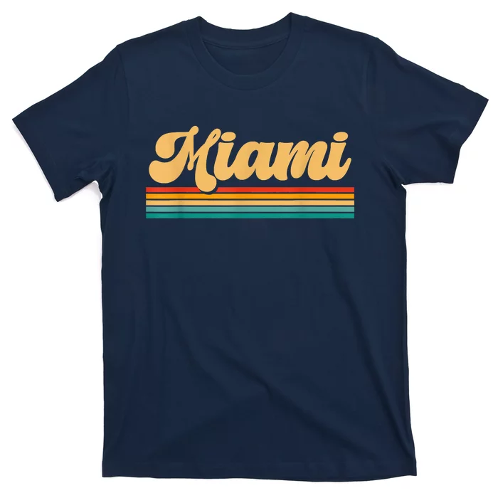 Retro City Of Miami Florida T-Shirt