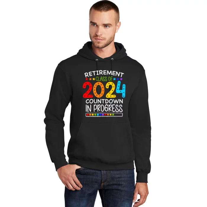 Retirement Class Of 2024 Teacher Countdown Hoodie