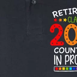 Retirement Class Of 2024 Teacher Countdown Softstyle Adult Sport Polo