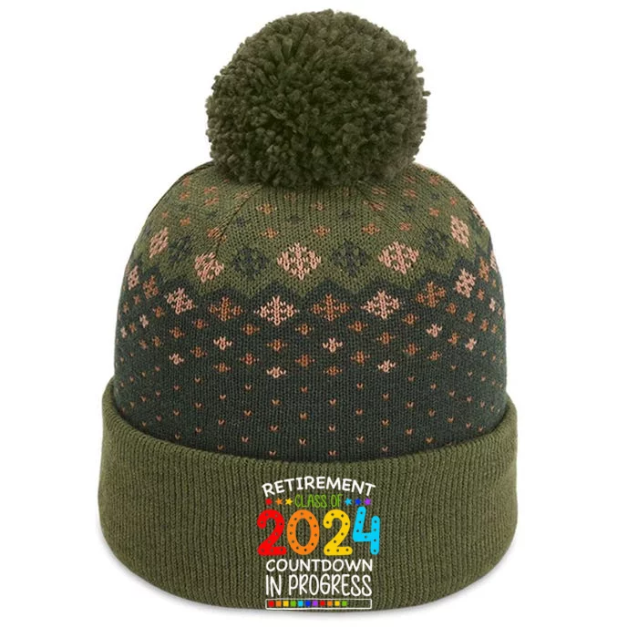 Retirement Class Of 2024 Teacher Countdown The Baniff Cuffed Pom Beanie